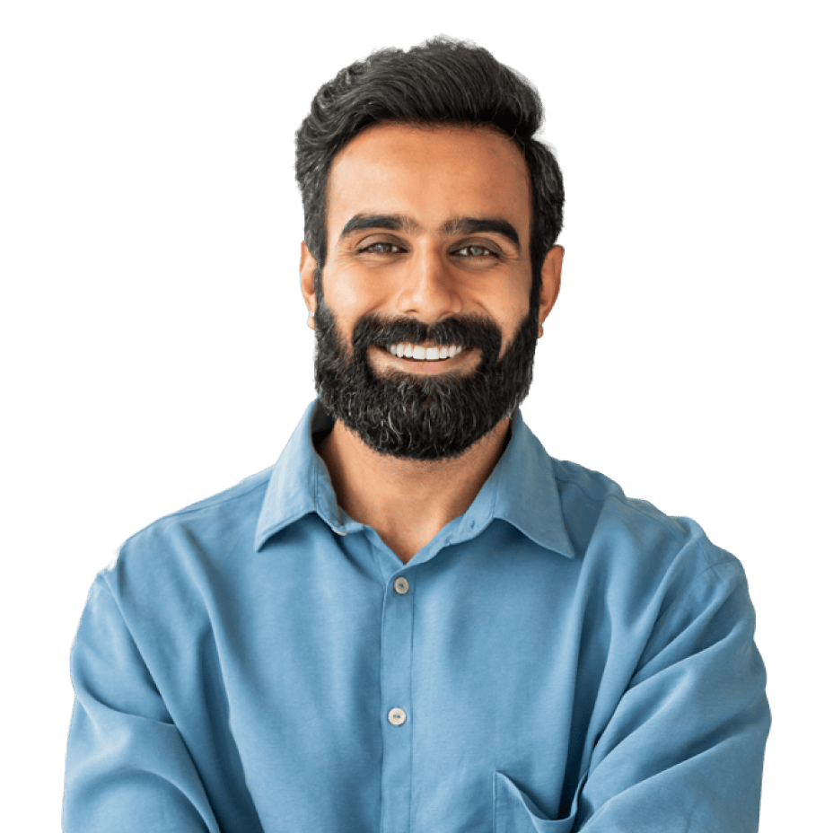 Home - smiling-man-blue-shirt-1